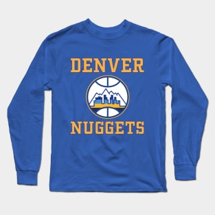 Nuggets Skyline Basketball Long Sleeve T-Shirt